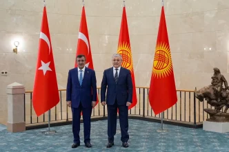 Cumhurbaskani Yardimcisi Cevdet Yilmaz Kirgizistanda Ekonomik Isbirligini Guclendirdi