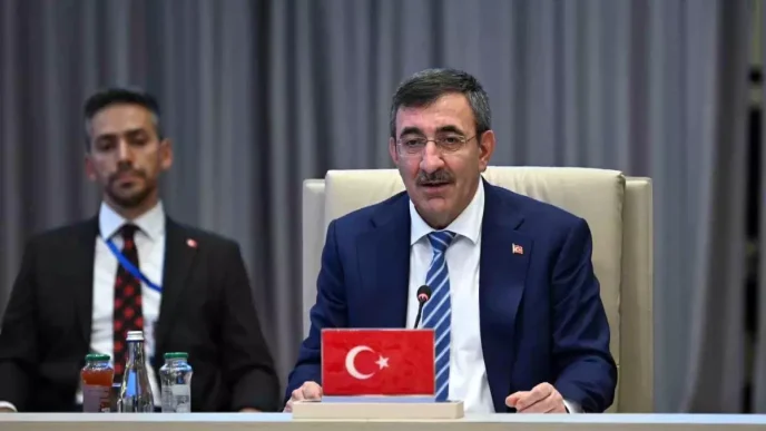 Cumhurbaskani Yardimcisi Yilmaz KKTC Dogu Akdenizde Turk dunyasinin bir gucu