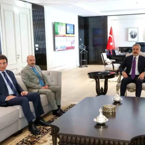 Disisleri Bakani Hakan Fidan OYAK Yetkililerini Kabul Etti