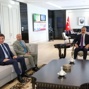 Disisleri Bakani Hakan Fidan OYAK Yonetim Kurulu Baskanini Kabul Etti