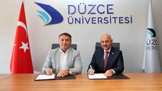Duzce Universitesi ve Koop Is Arasinda Toplu Is Sozlesmesi Imzalandi