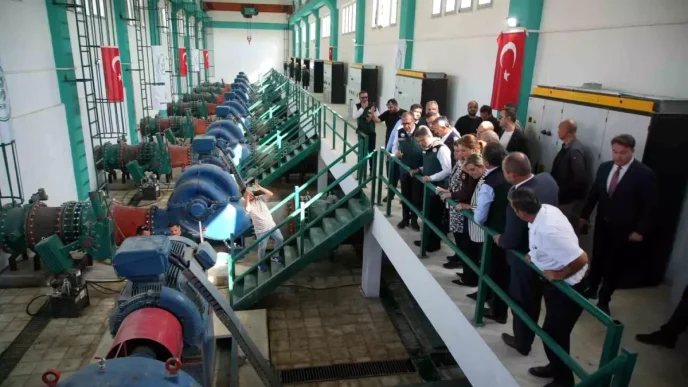 Edirnede Cakmak Baraji Meric Nehri Iletim Hattinin Acilisi Gerceklestirildi