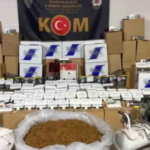 Eskisehirde 315 Kilogram Kacak Tutun Ele Gecirildi