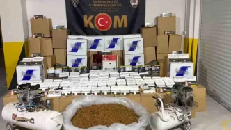 Eskisehirde 315 Kilogram Kacak Tutun Ele Gecirildi