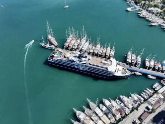 Fethiyeye Liberya Bayrakli Kruvaziyerle 106 Turist Geldi