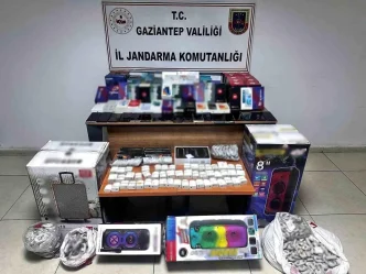 Gaziantepte 1 Milyon TL Degerinde Kacak Elektronik Esya Ele Gecirildi
