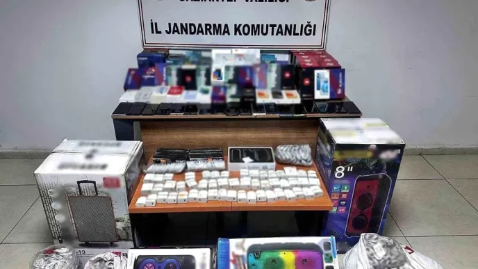 Gaziantepte 1 Milyon TL Degerinde Kacak Elektronik Esya Ele Gecirildi