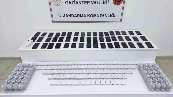 Gaziantepte 13 milyon TL degerinde kacak telefon ele gecirildi