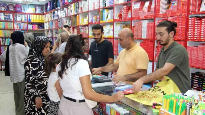 Gaziantepte Okul Alisverisi Telasi Basladi