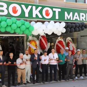Golbasinda Yerli Urunlere Destek Boykot Market Acildi