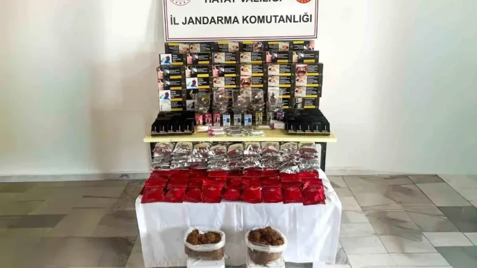 Hatayda Kacak Tutun ve Mamulleri Ele Gecirildi
