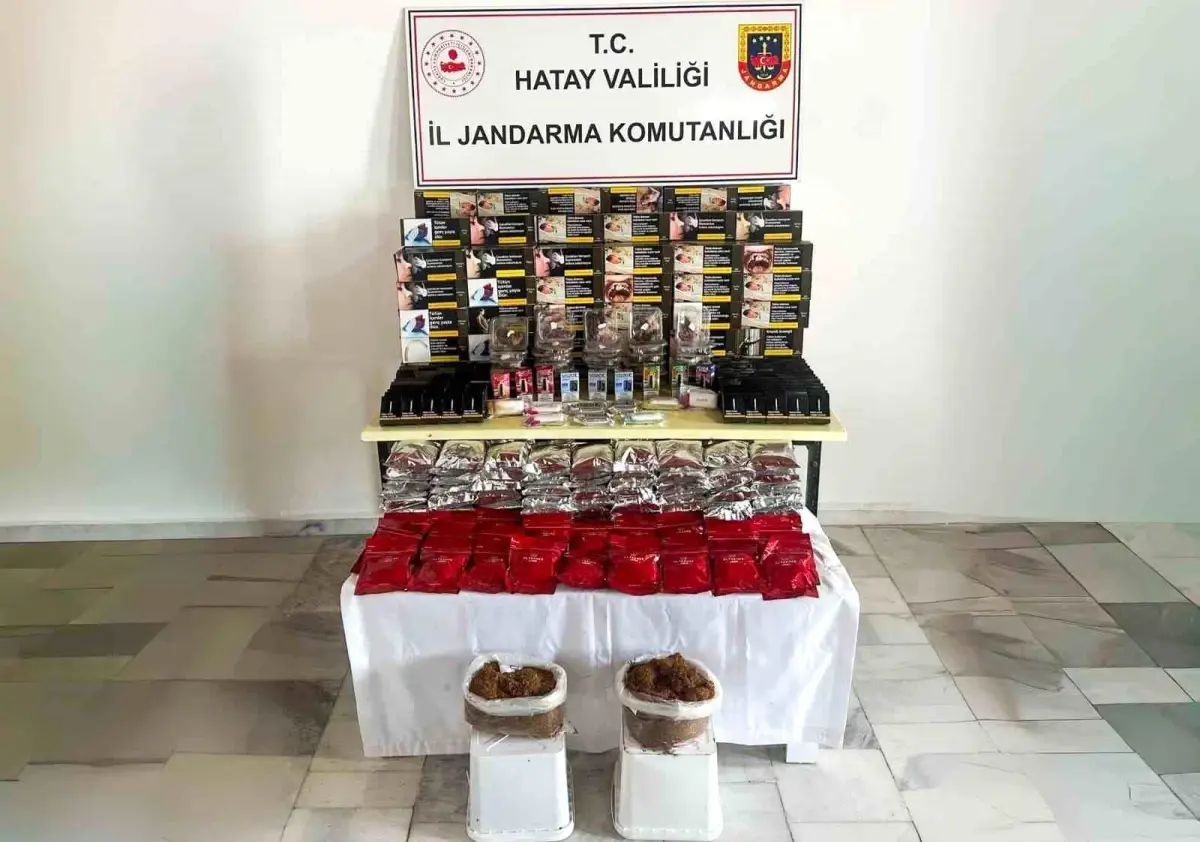 Hatayda Kacak Tutun ve Mamulleri Ele Gecirildi