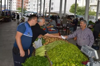 Havza Belediyesinden Pazar Yerlerine Denetim