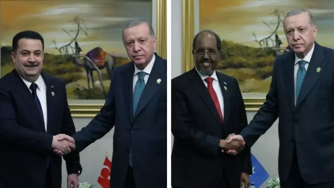 Her gorusmede Gazzeyi masaya koydu Cumhurbaskani Erdogandan kritik temaslar