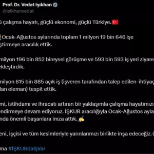 ISKURdan 1 Milyon Ise Yerlestirme Basarisi