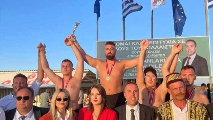 Ipsala Spor Kulubu Pehlivanlari Yunanistanda Basari Elde Etti