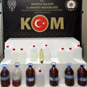 Ispartada Kacak Alkol Operasyonu 6925 Litre Ele Gecirildi