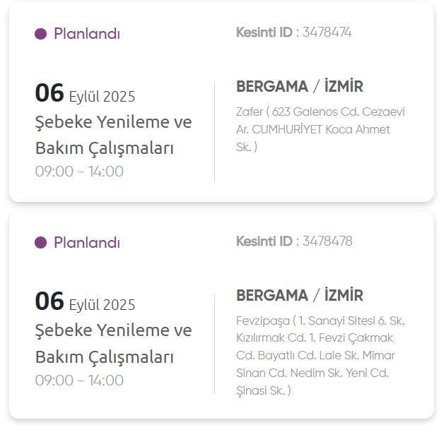 İzmir GEDİZ elektrik kesintisi! 6 Eylül İzmir'de elektrik kesintisi ne zaman bitecek, elektrikler ne zaman gelecek?
