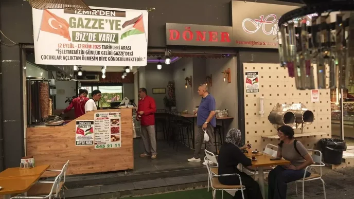 Izmir Restorani Gazze Icin Gelir Bagisliyor