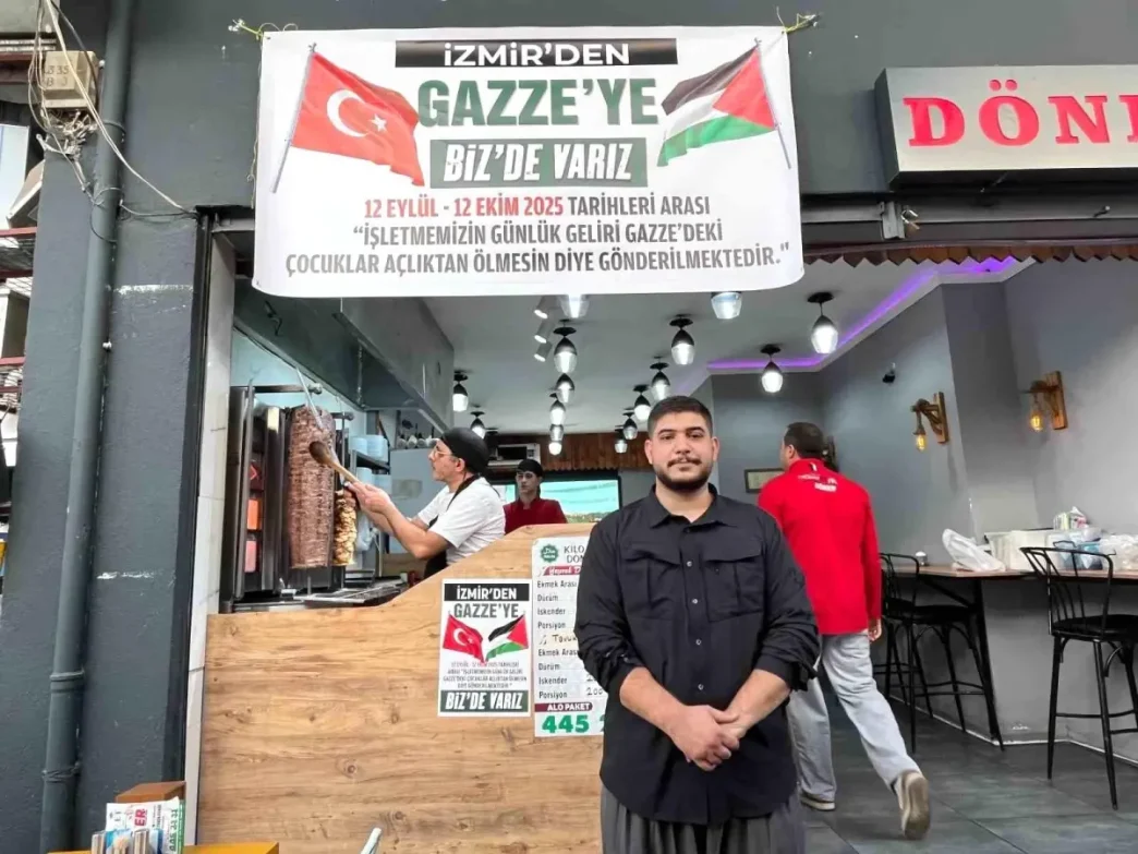 Izmirli Isletmeci Gazze Icin Bir Aylik Kazancini Bagisladi