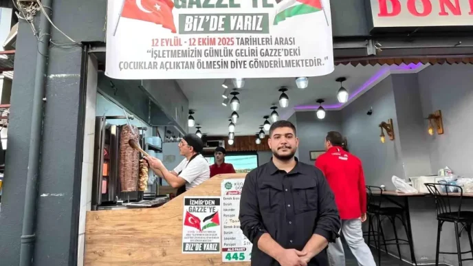 Izmirli Isletmeci Gazze Icin Bir Aylik Kazancini Bagisladi
