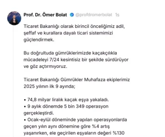 Kacak Esya Ele Gecirme Islemleri 748 Milyar Liraya Ulasti