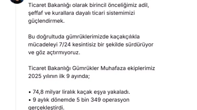 Kacak Esya Ele Gecirme Islemleri 748 Milyar Liraya Ulasti