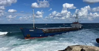 Kandirada Kuru Yuk Gemisi Karaya Oturdu Kurtarma Calismalari Devam Ediyor
