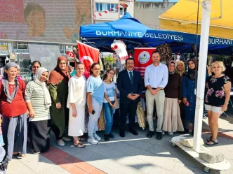 Kaymakam Atilla Kadin Emegi Pazarini Ziyaret Etti
