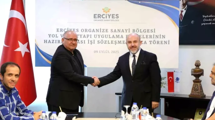 Kayseri Erciyes OSB icin Altyapi Projeleri Sozlesmesi Imzalandi