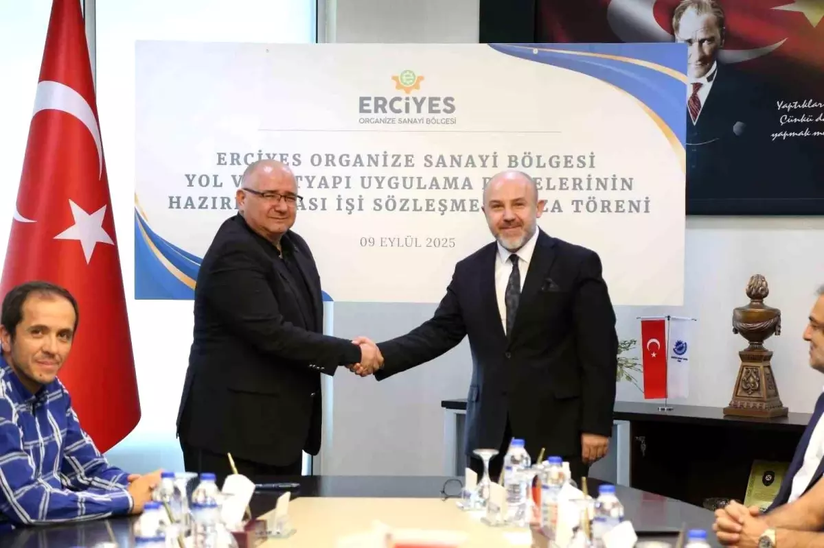 Kayseri Erciyes OSB icin Altyapi Projeleri Sozlesmesi Imzalandi