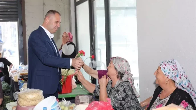 Kirklareli Belediye Baskani Derya Bulut Ahilik Haftasinda Esnaflari Ziyaret Etti