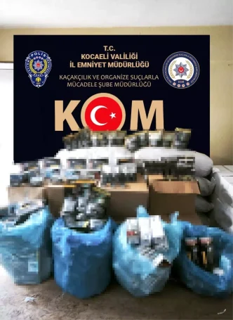 Kocaelide Kacak Tutun ve Elektronik Sigara Operasyonu 10 Supheli Yakalandi
