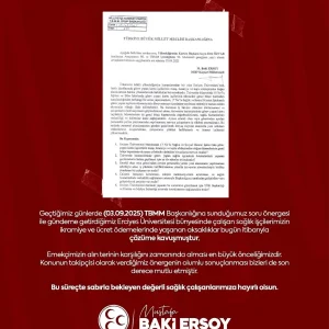 MHPli Vekil Ersoy Erciyes Universitesi Saglik Personelinin Ucret Sorunlarini Cozume