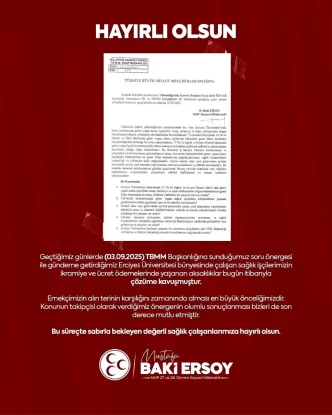 MHPli Vekil Ersoy Erciyes Universitesi Saglik Personelinin Ucret Sorunlarini Cozume