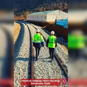 Malatya Golbasi Narli Nurdagi Demiryolu Hatti Yeniden Hizmete Aciliyor