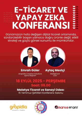 Malatyada E Ticaret ve Yapay Zeka Konferansi Duzenlenecek