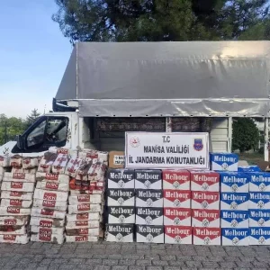 Manisada Kacak Nargile Tutunu ve Sigara Sarma Kagidi Operasyonu