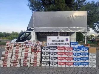 Manisada Kacak Nargile Tutunu ve Sigara Sarma Kagidi Operasyonu