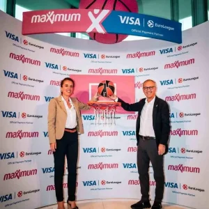 Maximum Kart EuroLeaguein Resmi Odeme Partneri Visa ile Is Birligi
