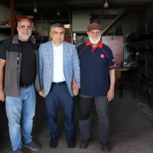 Merzifon Kaymakami Karaaslan sehit ailesi ve gazi ile esnafi ziyaret