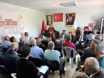 Milletvekili Olmeztoprak Yazihanda Esnaf ve Vatandaslarla Bulustu