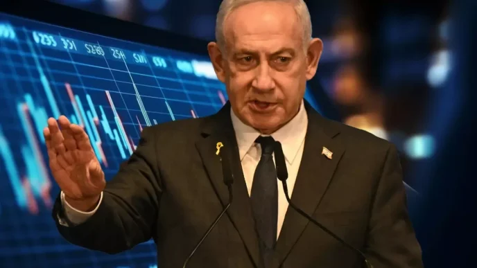 Netanyahu borsada yasanan deger kaybi nedeniyle basin toplantisi duzenlemek zorunda