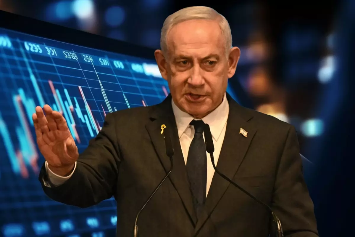 Netanyahu borsada yasanan deger kaybi nedeniyle basin toplantisi duzenlemek zorunda