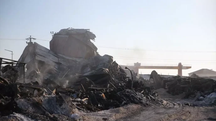Nigdedeki Ambalaj Fabrikasinda Yangin Kontrol Altina Alindi