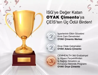 OYAK Cimento Is Sagligi ve Guvenligi Odullerinde Uc Kategoride Odul