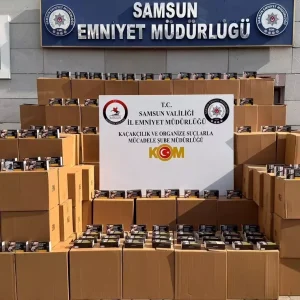Samsunda 3 Milyon 780 Bin Kacak Makaron Ele Gecirildi