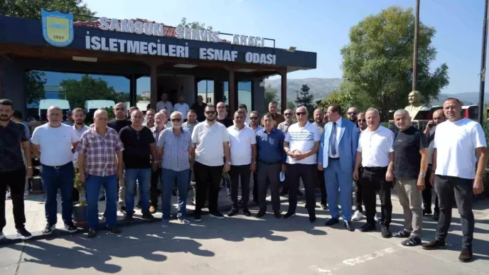 Samsunda Servisci Esnafindan Vergi Sistemi Protestosu