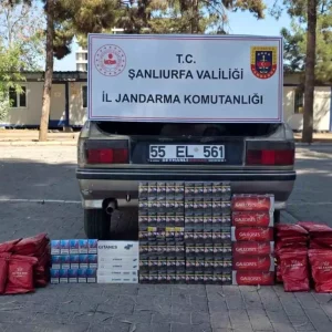 Sanliurfada Jandarma Kacak Tutun Operasyonu