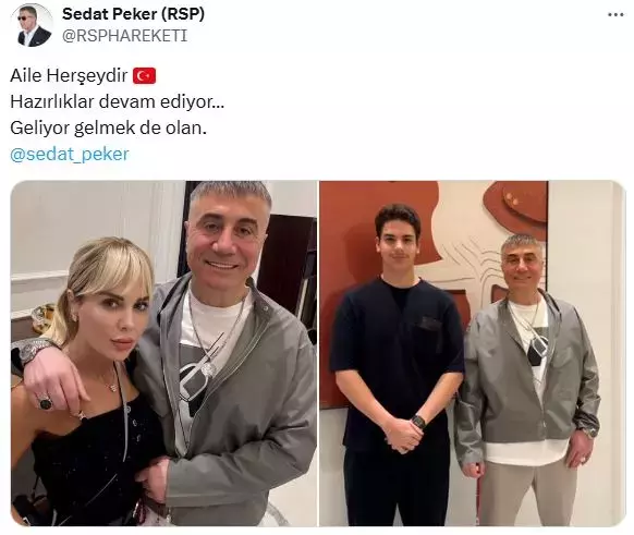 Sedat Peker'den dikkat çeken paylaşım: Her gören aynı yorumu yaptı